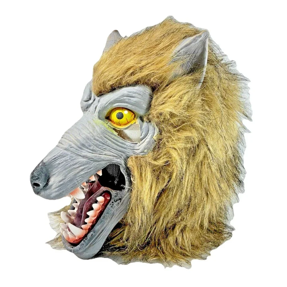 Suit Yourself Halloween Werewolf Hairy Rubber Full Head Mask
